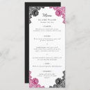 Search for hot pink menus Elegant