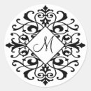 Search for black scroll stickers Damask