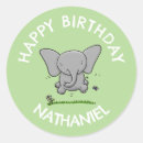Search for adorable cartoon elephant stickers Cute