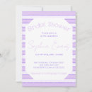 Search for stripe bridal shower invitations Colourful