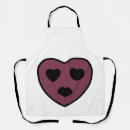 Search for heart face aprons Romance