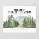 Search for mountain moving announcement cards Rustic country forest woods