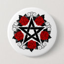 Search for red rose badges Black