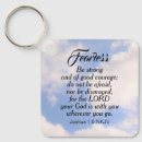 Search for be not afraid key rings Christian
