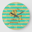 Search for 25th anniversary clocks Gold