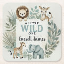 Search for jungle animals coasters A little wild one