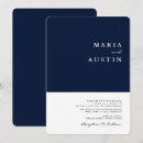 Search for colour block wedding invitations White