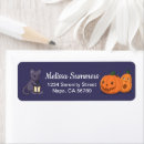 Search for print return address labels Halloween