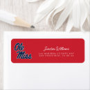 Search for college football return address labels Hotty toddy