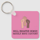 Search for well behaved women key rings History