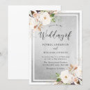 Search for blush and silver wedding invitations Floral