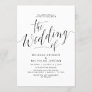 Search for simple casual wedding invitations Black and white