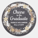 Search for chalkboard graduation stickers Rustic