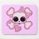 Search for girly skull mousepads Bow