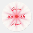 Search for ruby anniversary stickers 40th