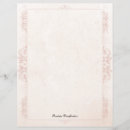 Search for vintage stationery paper Pink flowers
