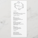 Search for minimalist wedding menus Elegant