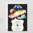 Search for cosmic birthday invitations Watercolor