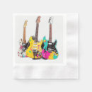 Search for musical notes napkins Guitar