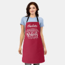 Search for red business aprons Cute