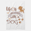 Search for funny dog tea towels Puppy
