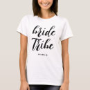 Search for bride tribe tshirts Black and white