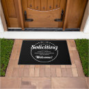 Search for no soliciting doormats Front door
