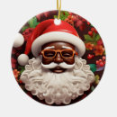 Search for black santa christmas tree decorations Xmas