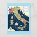 Search for maps of italy postcards Colourful
