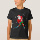 Search for christmas hockey kids tshirts Santa