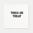 Search for halloween table napkins Trick or treat