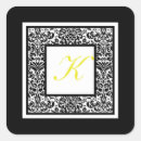 Search for yellow damask stickers Black