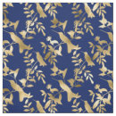 Search for navy blue and gold fabric Chic