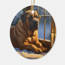 Search for bullmastiff christmas tree decorations Animal