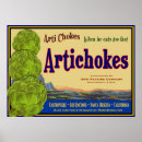 Search for artichoke art Vintage