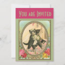 Search for cat bride and groom invitations Vintage