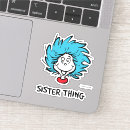 Search for two sisters stickers Thing one thing two