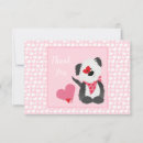 Search for pink white thank you cards Girly