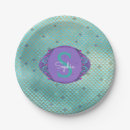 Search for purple and teal plates Mermaid