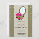 Search for cosmetologist invitations Makeup artist