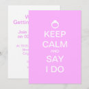 Search for keep calm save the dates Pink
