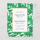 Search for palm leaves save the dates Modern