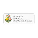 Search for butterfly illustration return address labels Retro