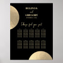 Search for black gold wedding seating charts Modern