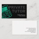 Search for calculator business cards Teacher