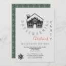 Search for winter housewarming party invitations Cabin
