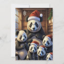 Search for panda bear christmas cards Pandas