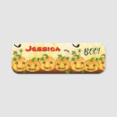 Search for halloween name tags Jack o lantern