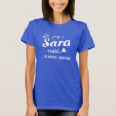 Search for sara tshirts Forename
