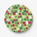 Search for retro christmas paper plates Party